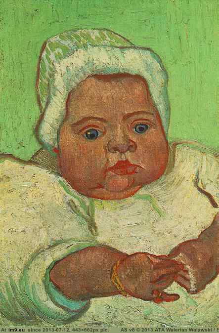 Pic Baby Marcelle Roulin B Vincent Van Gogh Paintings Arles