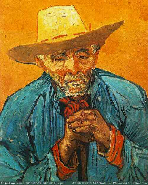 1888 Portrait of Patience Escalier (in Vincent van Gogh Paintings - 1888-89 Arles)