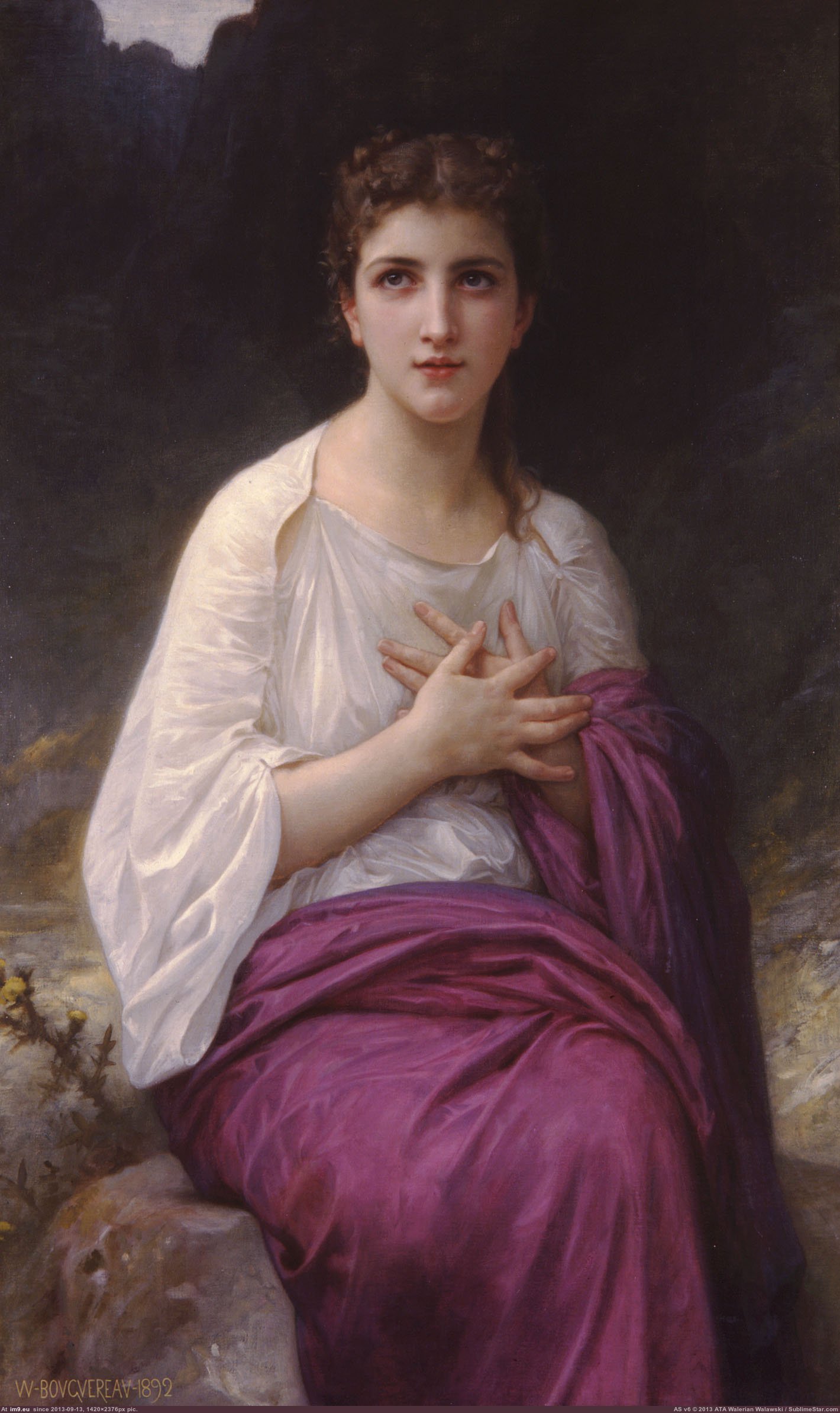 (1892) Psyche - William Adolphe Bouguereau (in William Adolphe Bouguereau paintings (1825-1905))
