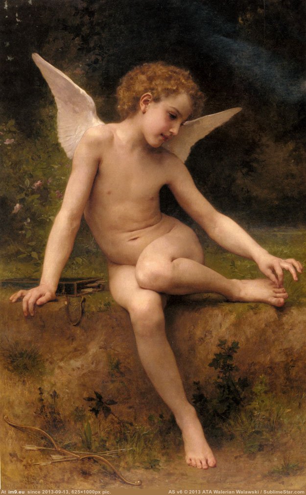 (1894) Lamour A Lepine - William Adolphe Bouguereau (in William Adolphe Bouguereau paintings (1825-1905))
