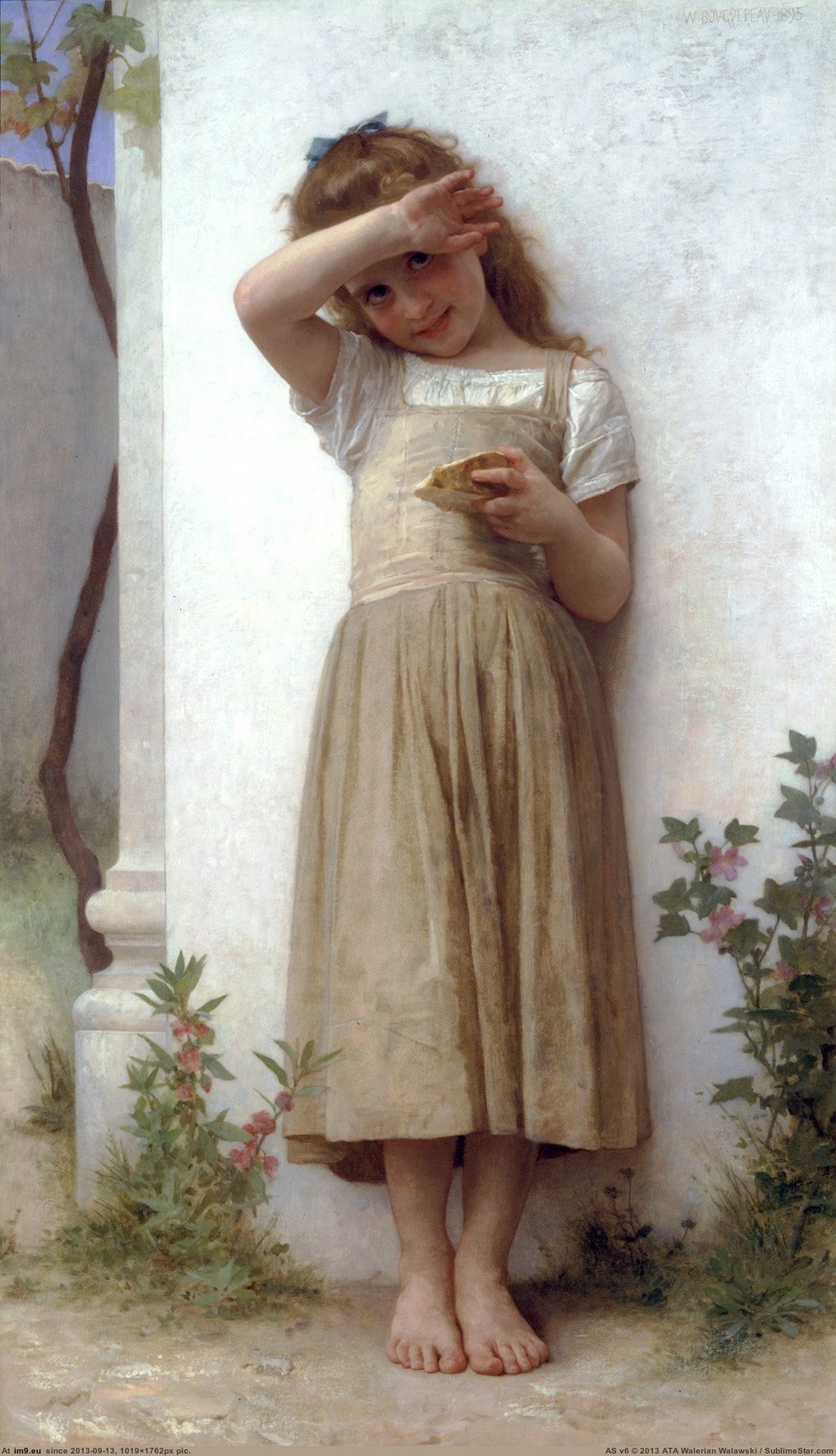 (1895) En Penitence - William Adolphe Bouguereau (in William Adolphe Bouguereau paintings (1825-1905))