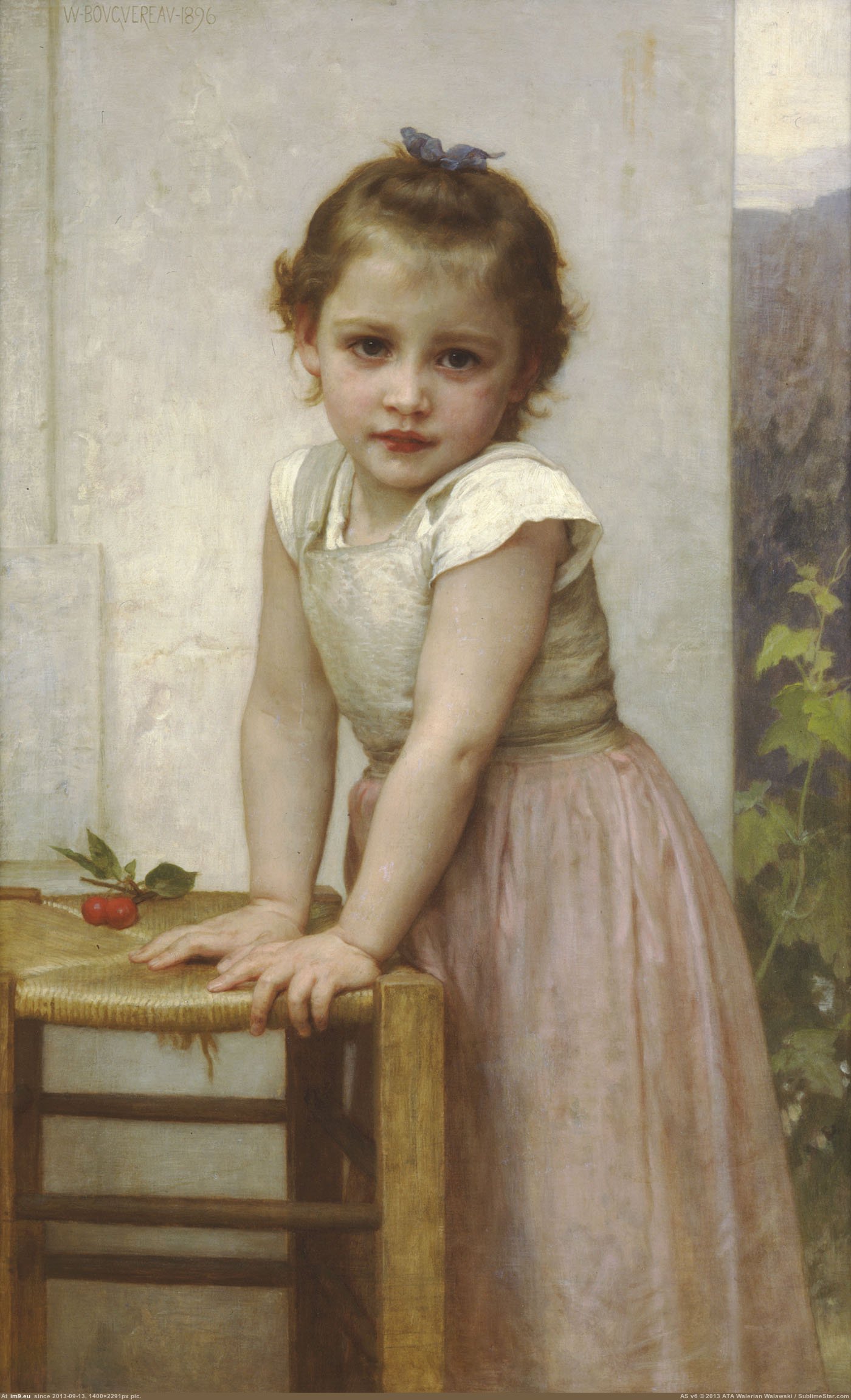 (1896) Yvonne - William Adolphe Bouguereau (in William Adolphe Bouguereau paintings (1825-1905))