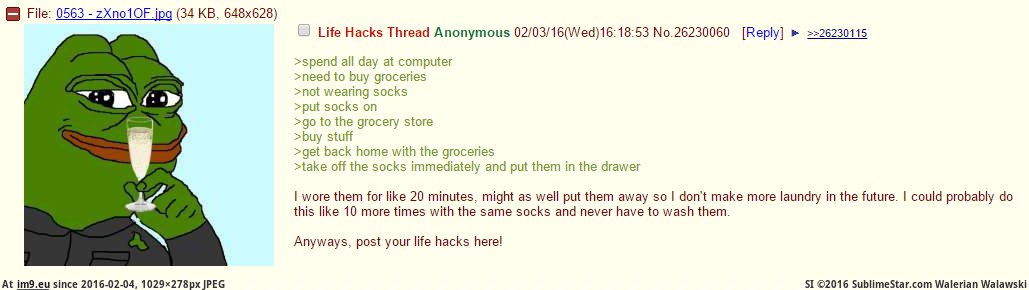 [4chan] Anon has a Life Hack (in My r/4CHAN favs)