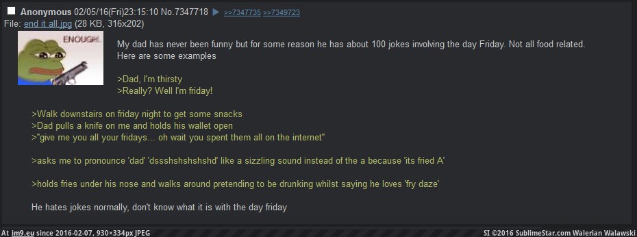 [4chan] Anon's dad hates jokes (in My r/4CHAN favs)
