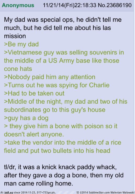 Pic. #4chan #Story #Vietnam #Anon, 78622B – My r/4CHAN favs