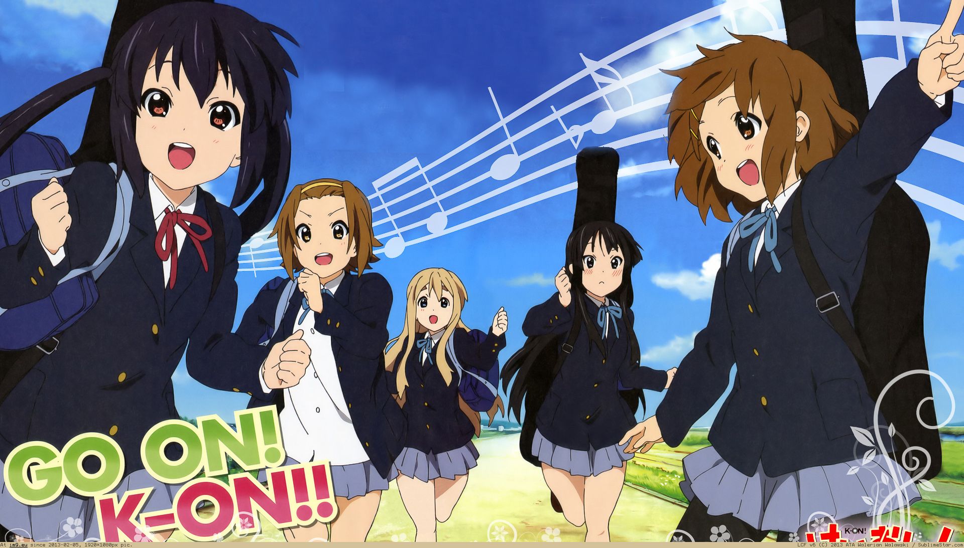 K-ON!, Hirasawa Yui, Akiyama Mio, Kotobuki Tsumugi, Nakano Azusa, Tainaka  Ritsu