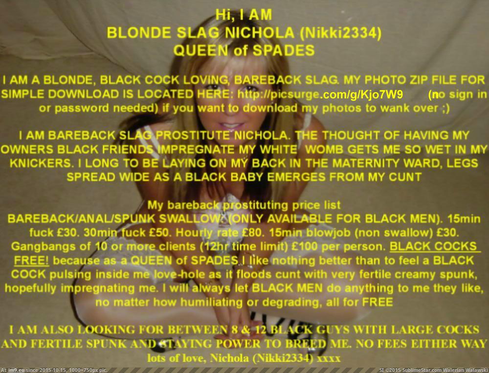 992 (in Slag nikki2334 being bred for djs12th52 REPOST OUR BLONDE CUNT BITCH)