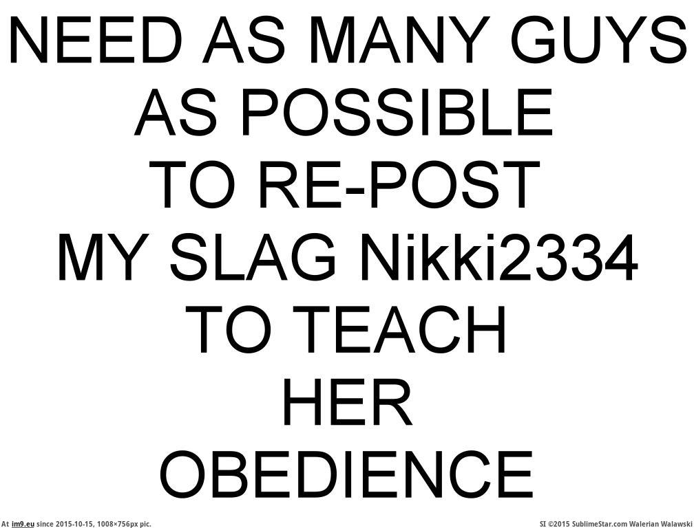 998a (in Slag nikki2334 being bred for djs12th52 REPOST OUR BLONDE CUNT BITCH)