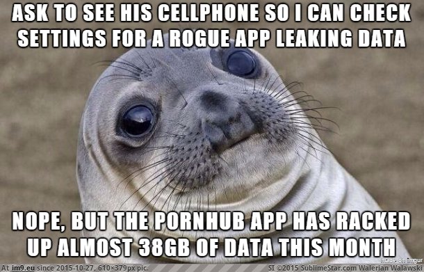 [Adviceanimals] I manage our company cellphones. Had to investigate an employee's high usage and did not expect this. (in My r/ADVICEANIMALS favs)