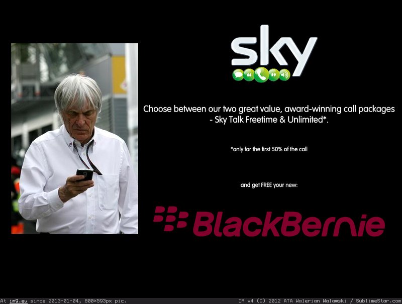 Blackbernie (F1 humour) (in F1 Humour Images)