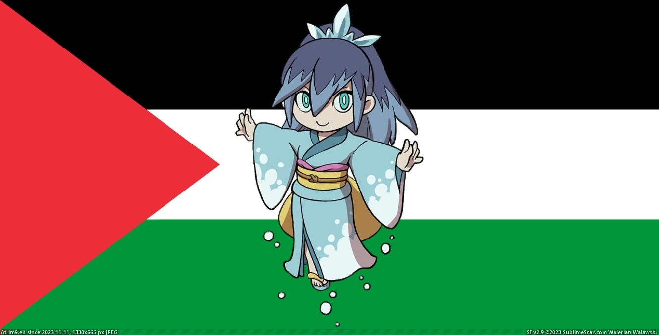 Pic. #Anime #Antizionist, 54680B – Your Waifu Supports Palestine