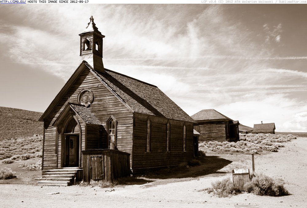 Bodie Methodist Church (in Bodie - a ghost town in Eastern California)
