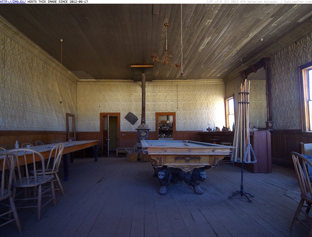 Bodie Saloon (in Bodie - a ghost town in Eastern California)