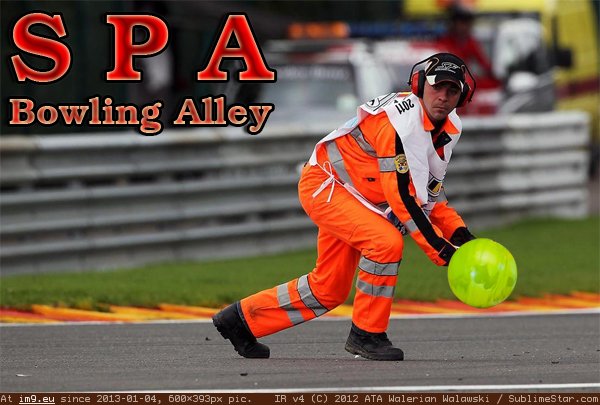 Bowling Spa (F1 humour) (in F1 Humour Images)