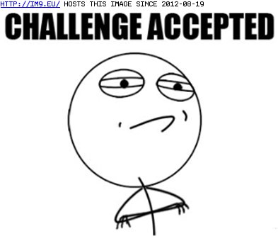 Challenge Accepted face meme (in Internet Memes)