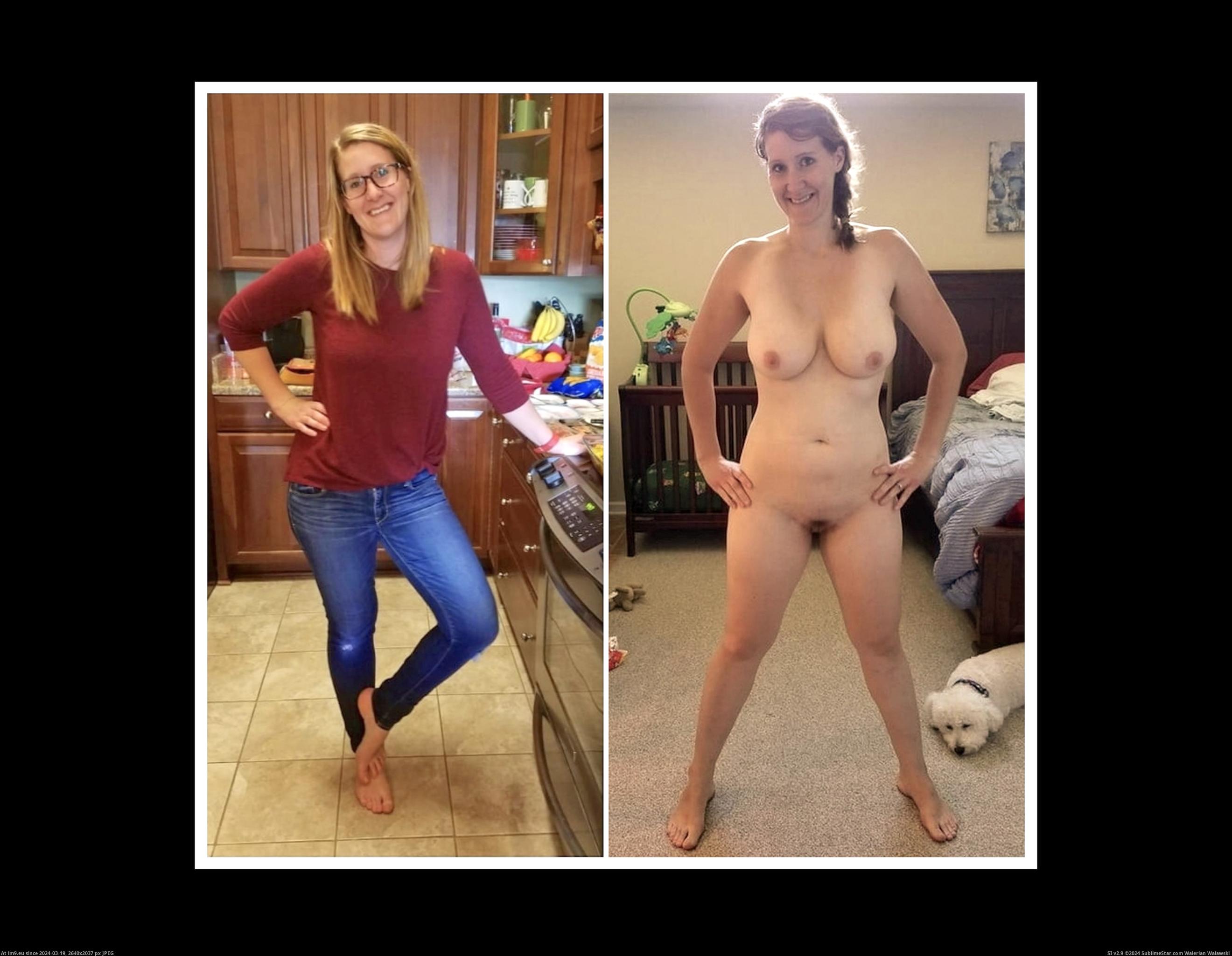 Mom clothed unclothed