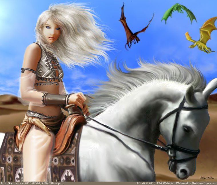 Daenerys (in Game of Thrones ART (A Song of Ice and Fire))