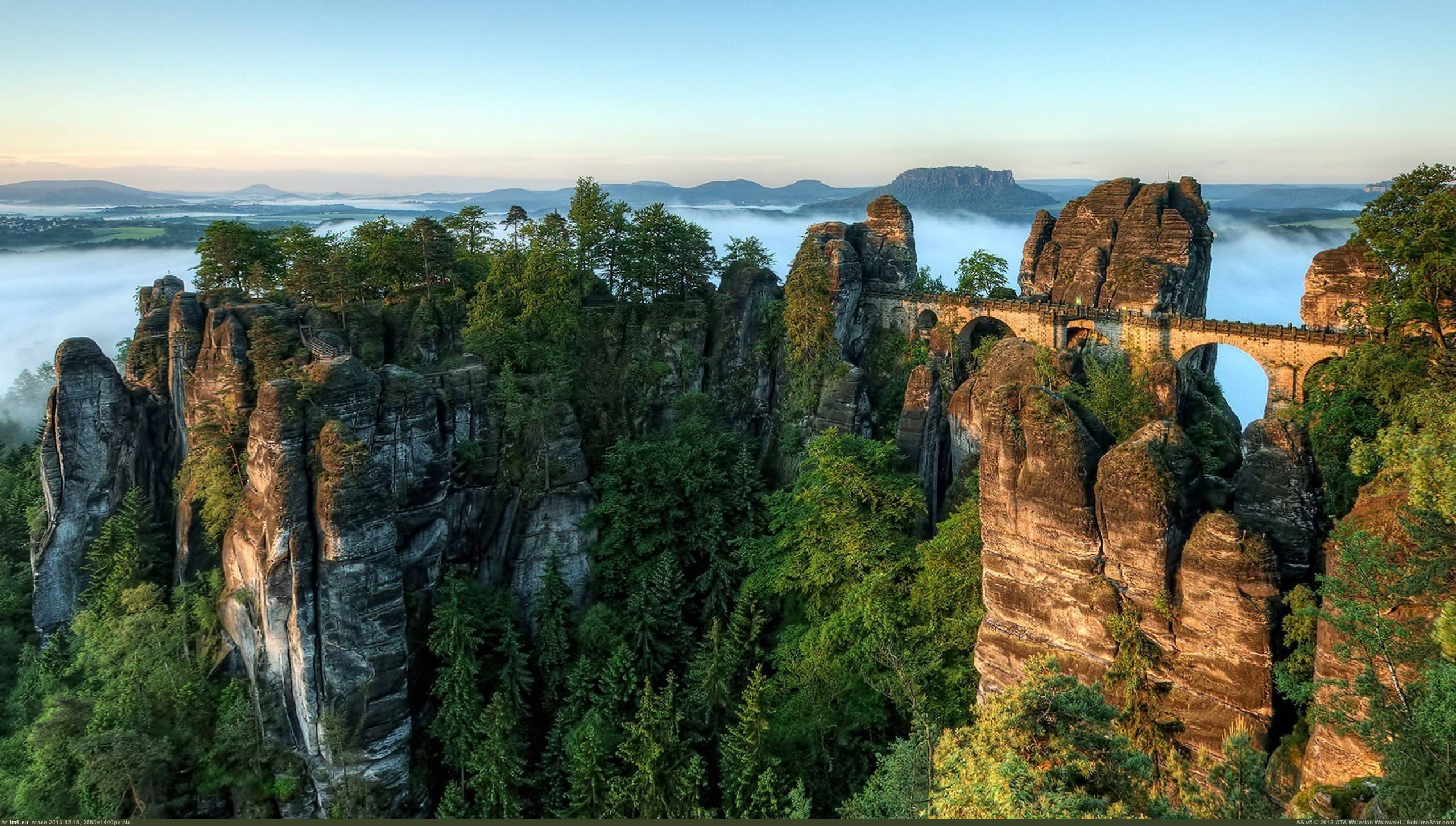 Pic. #Rock #Germany #Bastei #2560x1440 #Formation, 573543B – My r/EARTHPORN  favs