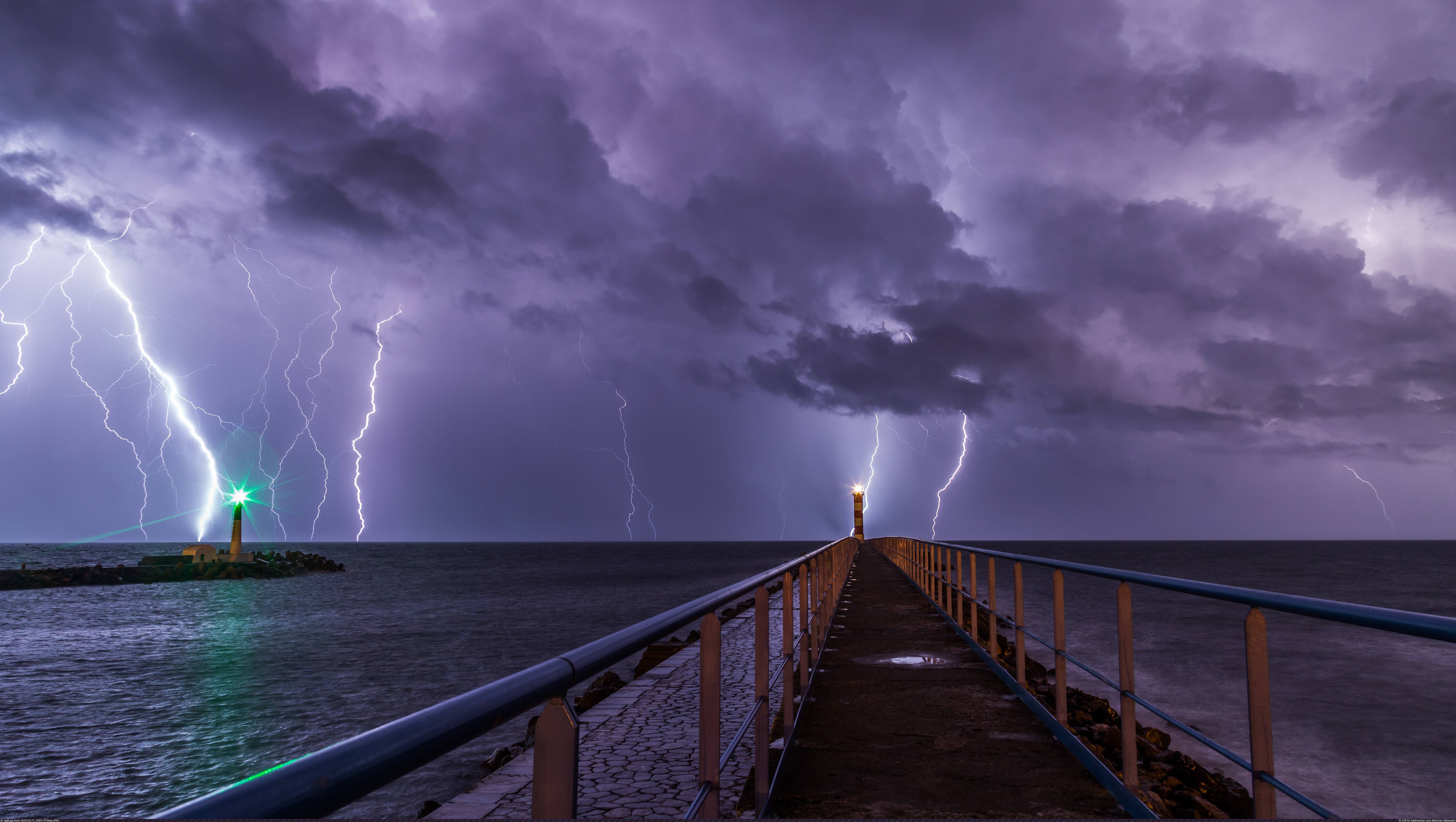 Pic. #Storm #Lightning #Overnight #Port #Lighthouse, 993670B – My ...