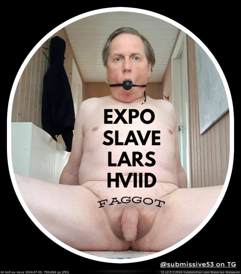 Pic. #Nude #Gay #Exposed #Hviid #Lars #Slave #Faggot #Expo, 90619B ...