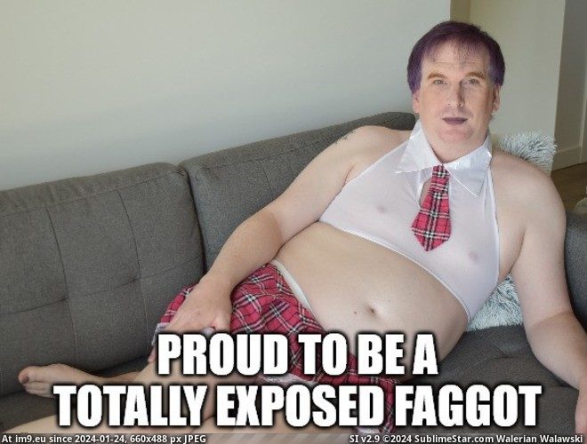 Pic Gay Exposed Fag Exposure Fags Faggot Men 60615B  