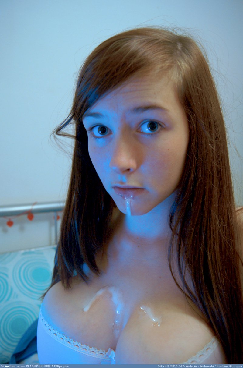 facial teen sperm girl 