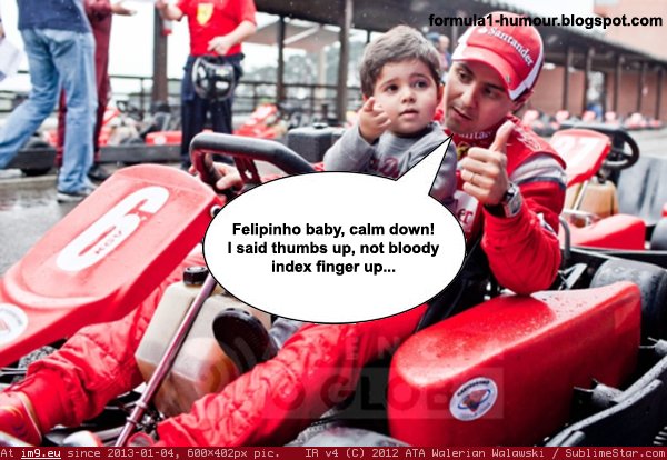 Felipinho Is An Vettel Fan (F1 humour) (in F1 Humour Images)