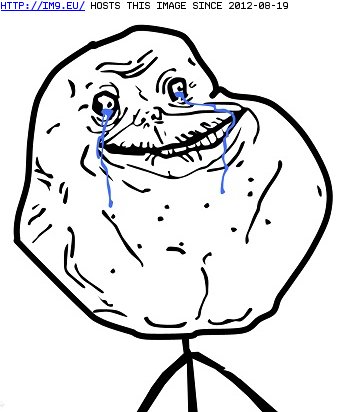 Forever Alone Meme Face (in Internet Memes)