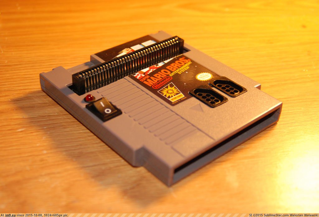 [Gaming] NES built into an NES cartridge (in My r/GAMING favs)