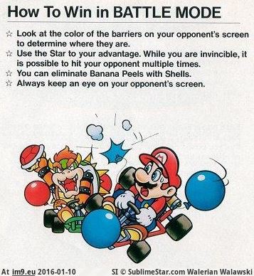 [Gaming] Nintendo encouraged 'screen-watching' in Super Mario Kart manual. (in My r/GAMING favs)
