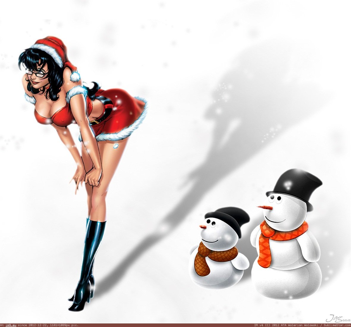 Goodwp.Com 17621 (hot xmas girl) (in Santa Sexy Helpers (Non-Nude girls photos and wallpapers))
