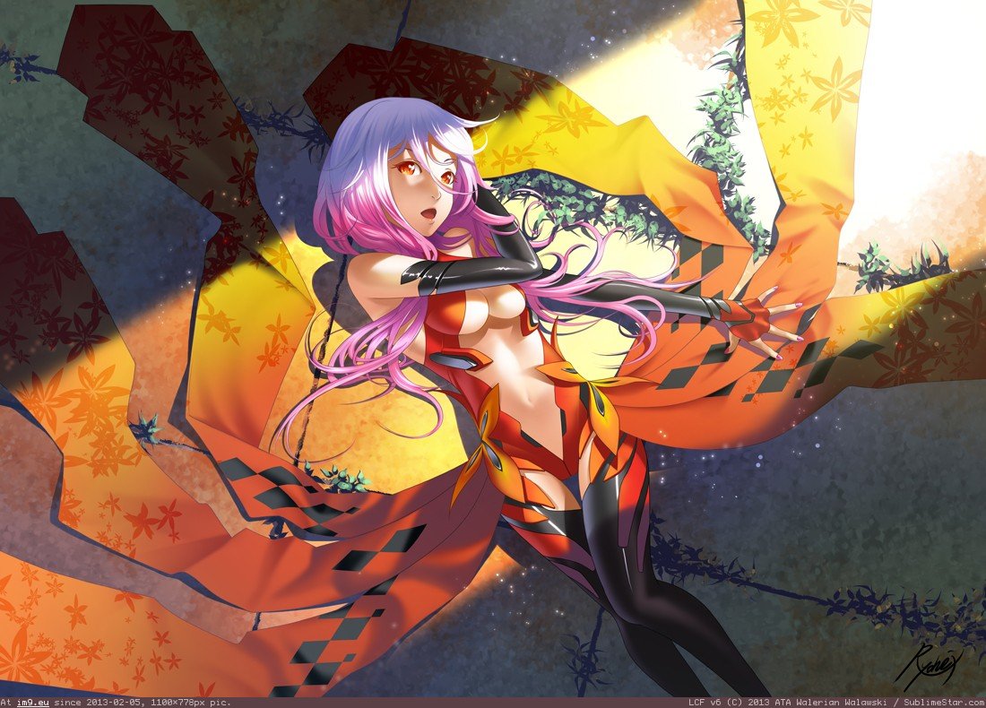 Wallpaper Girl, Anime, Guilty Crown, inori yuzuriha, The crown of