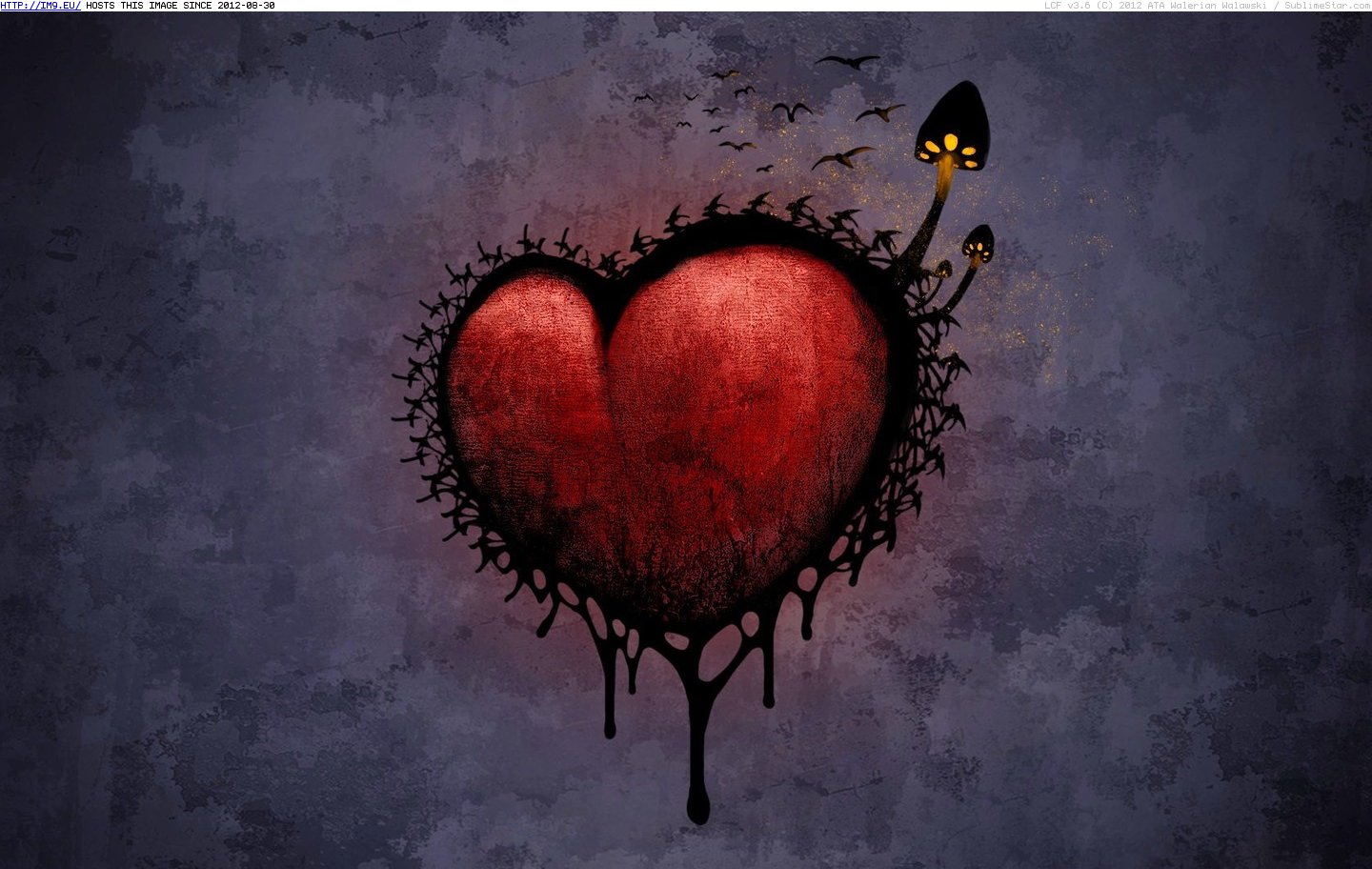 Heart Dark (wallpaper) (in Hearts Wallpapers)