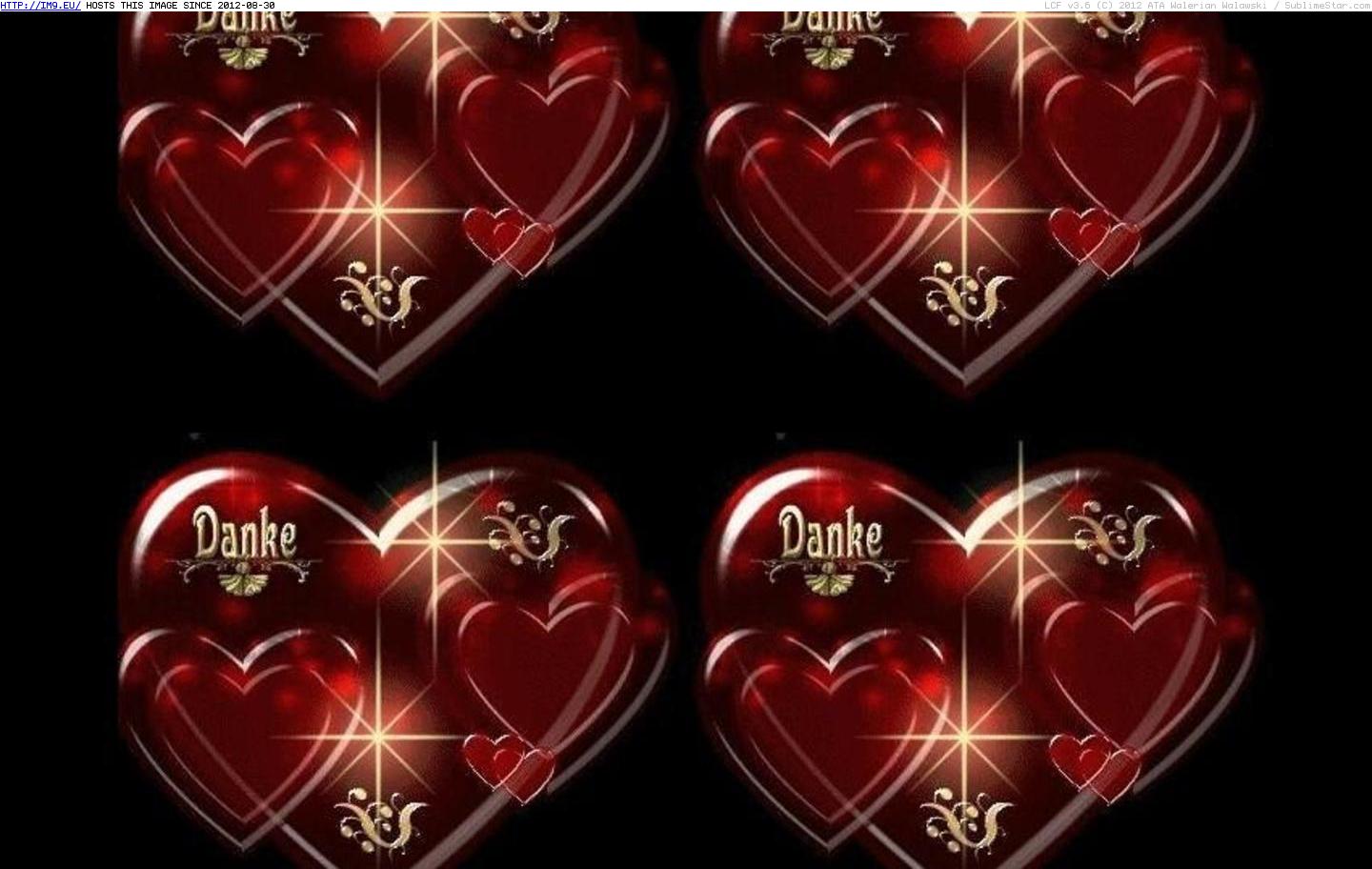 Herz Danke  1 (wallpaper) (in Hearts Wallpapers)