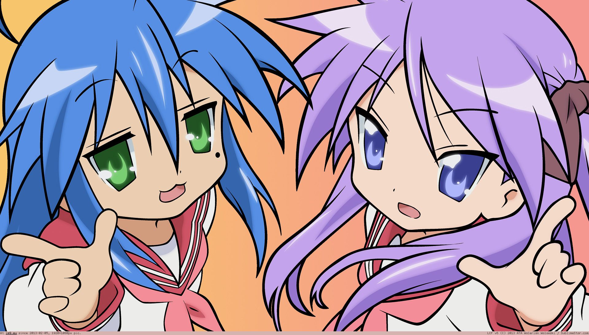 Pic. #Wallpaper #Anime #1920x1080 #Konata #Hiiragi #Izumi #Star #Lucky  #Kagami, 317603B – Anime Wallpapers 1920x1080 (HD manga)