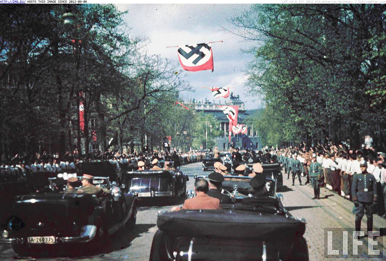 Hitler Enters Vienna For Austrian Plebiscite, 10 March 1938 (in Historical photos of nazi Germany)