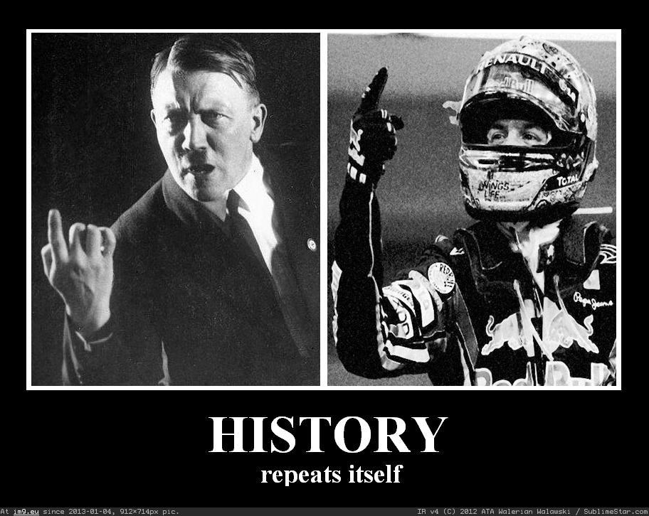 Hitler Vettel (F1 humour) (in F1 Humour Images)