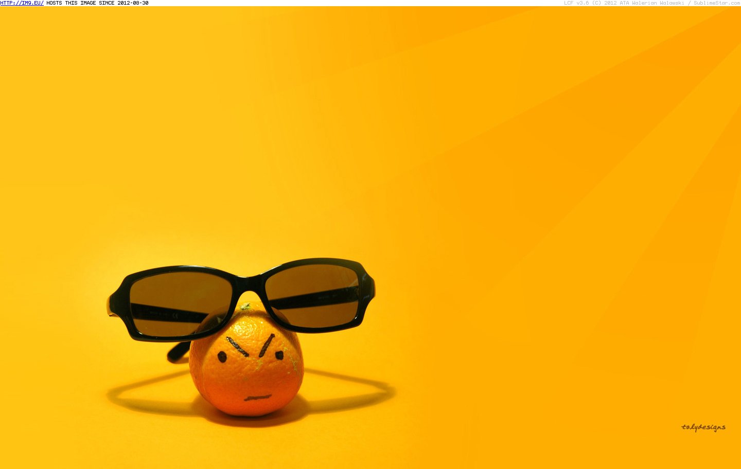 Lemon With Sunglasses