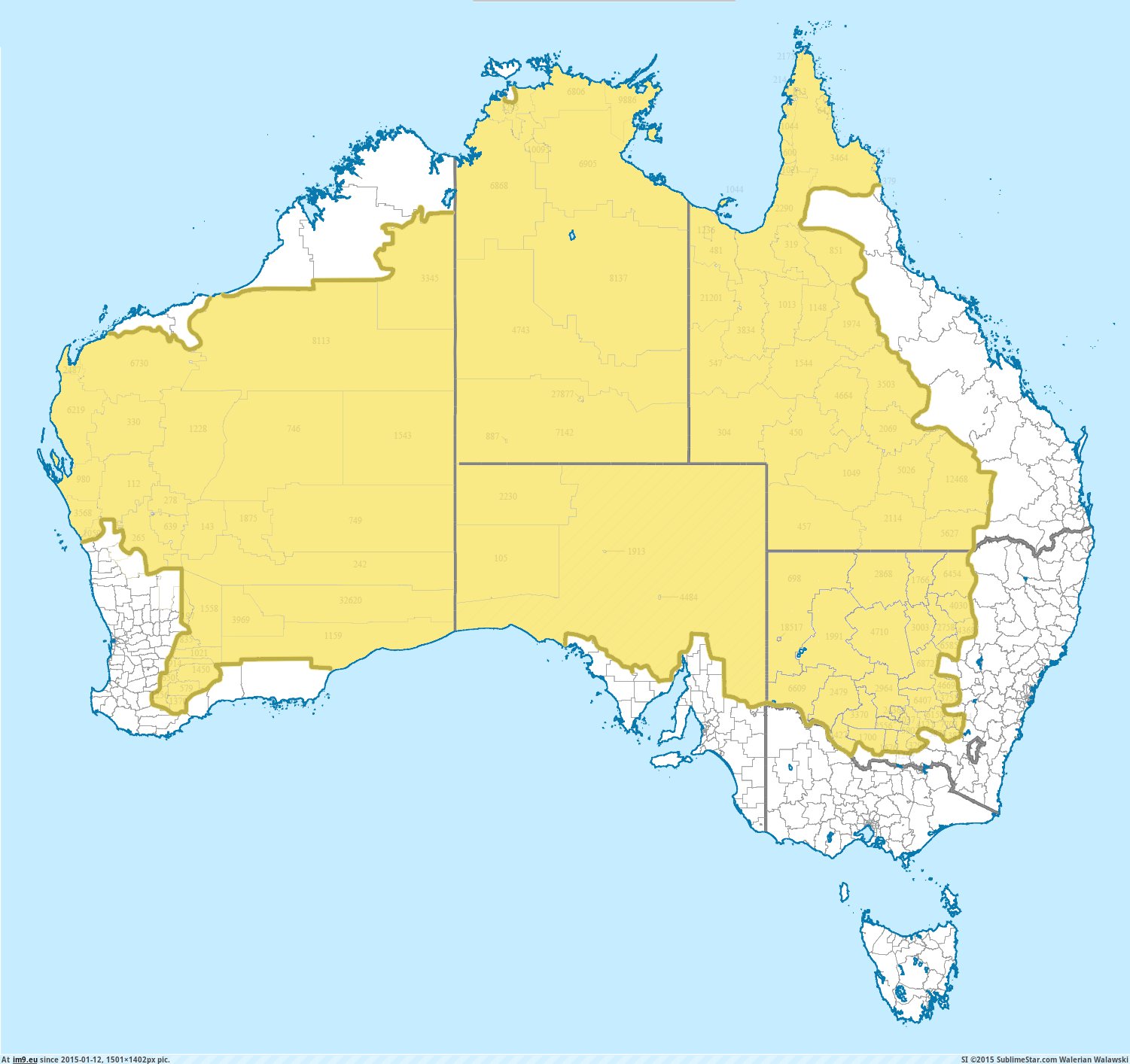 Pic. #Australia #Region #Lives, 208691B – My r/MAPS favs