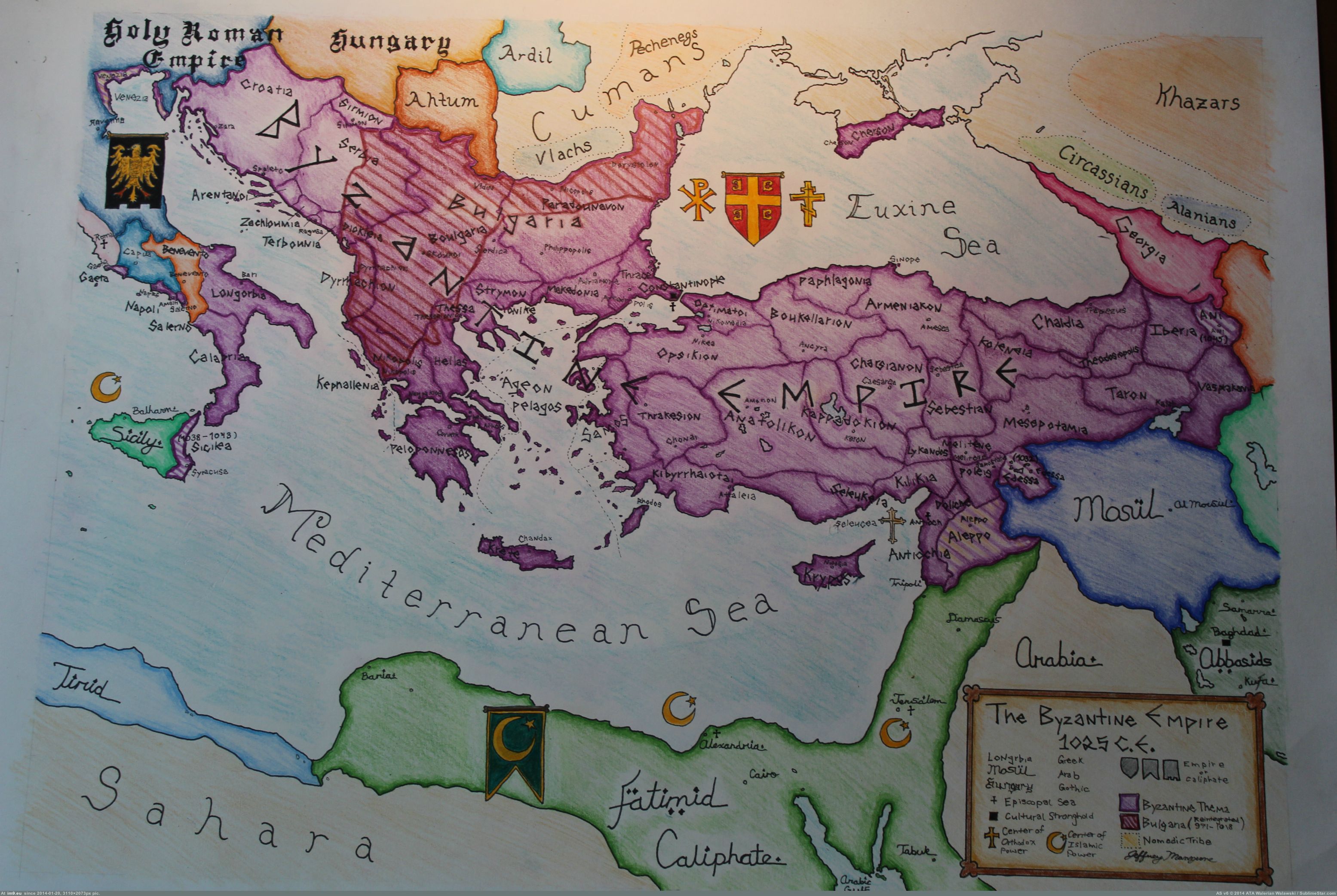 Byzantine Porn - Pic. #Map #Hand #Drawn #Byzantine #5184x3456 #Empire, 838509B â€“ My r/MAPS  favs