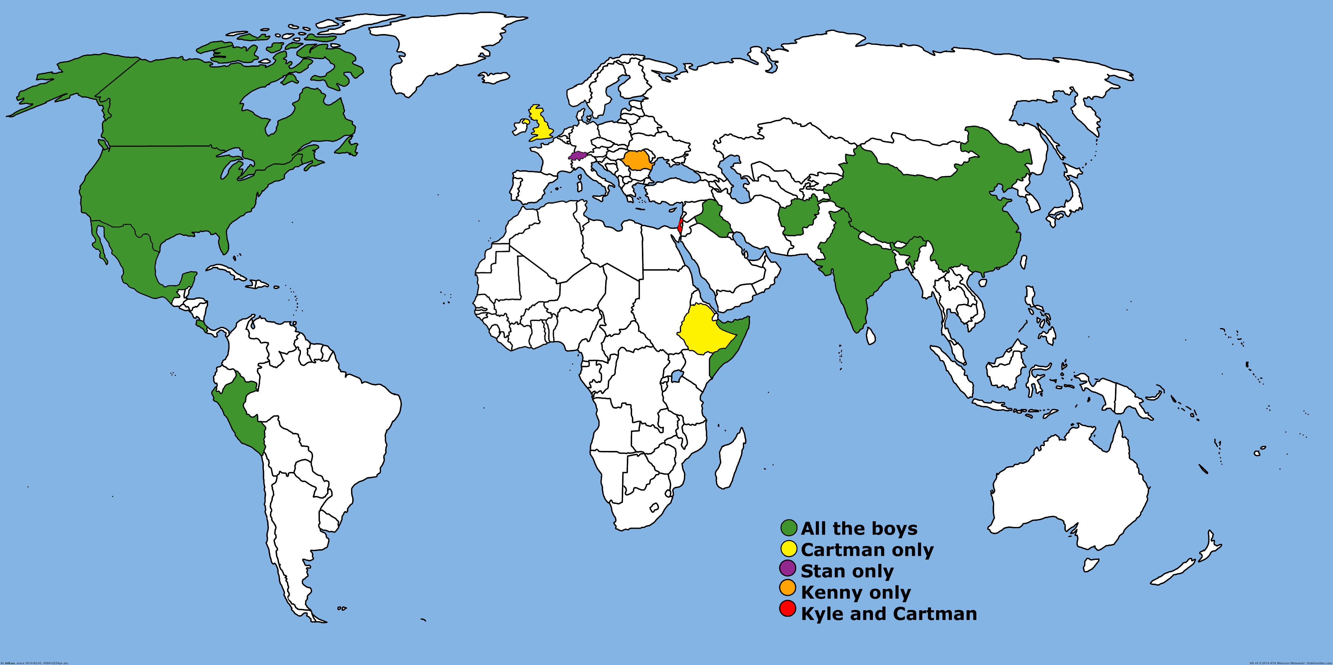 Pic. #Park #South #Visited #Countries #Characters, 525887B – My r/MAPS favs