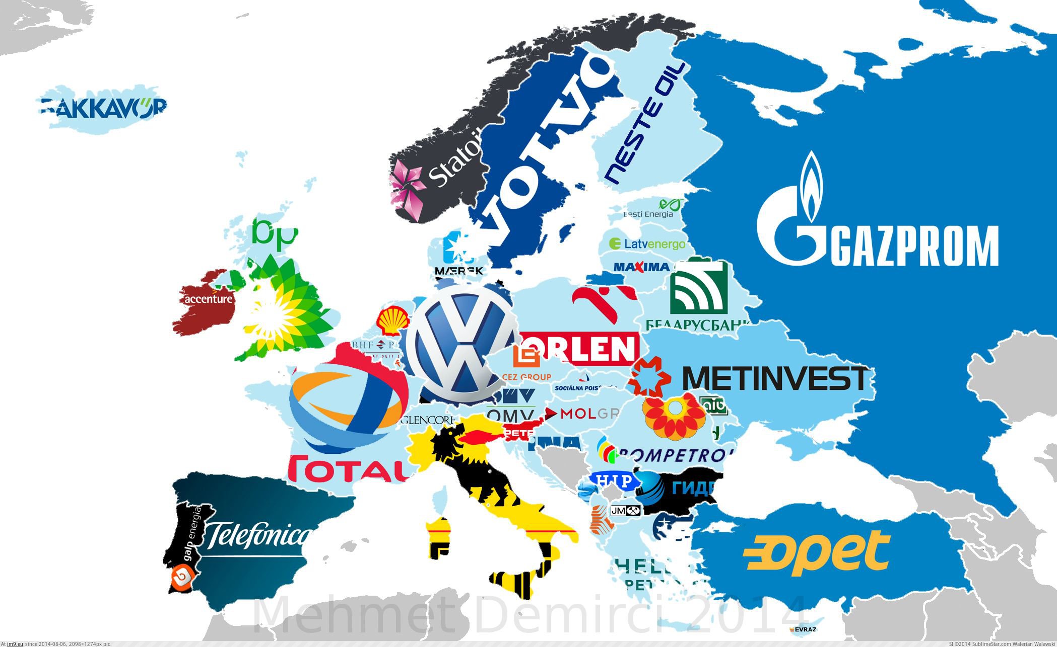 Pic. #Europe #Companies #Revenue #Largest, 306948B – My r/MAPS favs