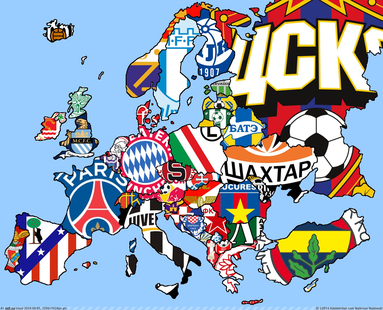 Pic. #Top #European #Football #Divisions #Winners #Flight #1280x1024  #Seasons, 296372B – My r/MAPS favs