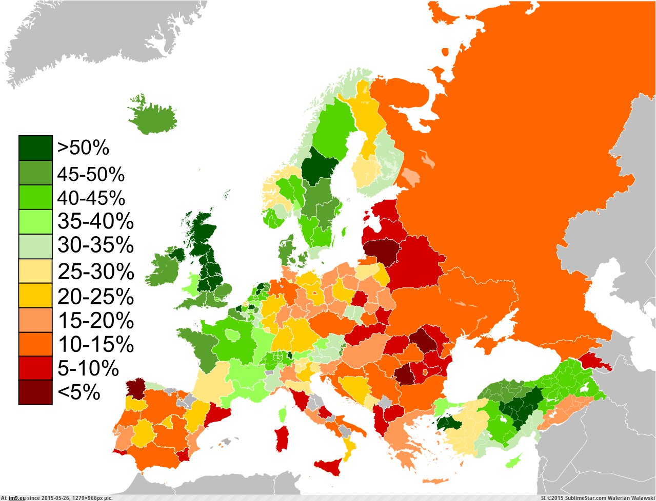 Pic. #Happy #Europe #Proportion #People #Reporting, 187146B – My r/MAPS favs