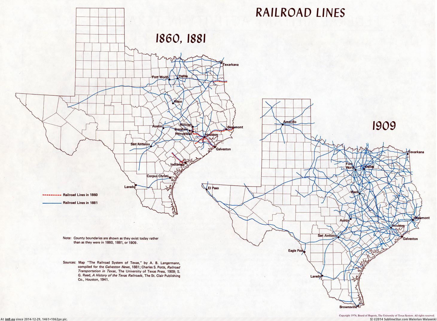 Pic. #Texas #Network #Railroad, 248933B â€“ My r/MAPS favs