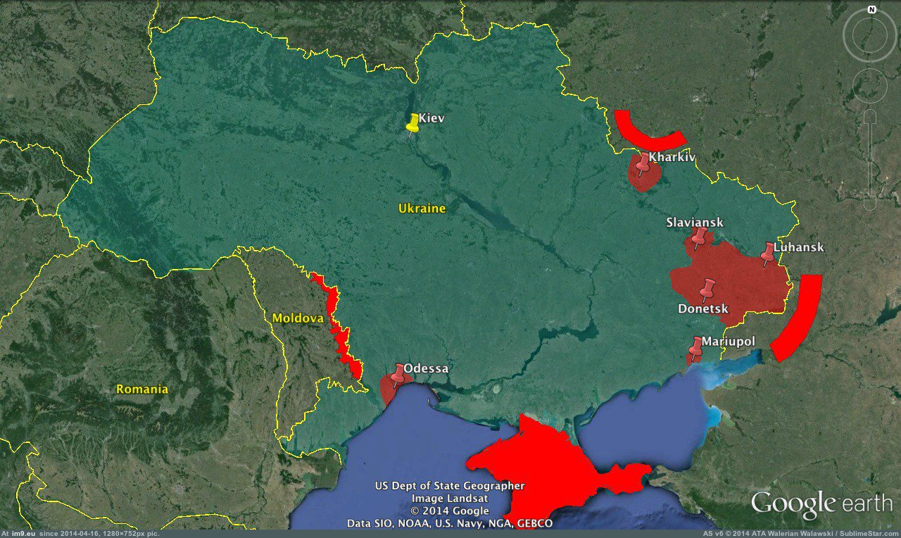 Pic. #Ukraine #Major #Areas #Formations #Rebellion #Russian #Military,  273964B – My r/MAPS favs