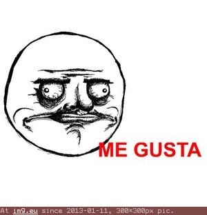 Me Gusta (meme face) (in Memes, rage faces and funny images)