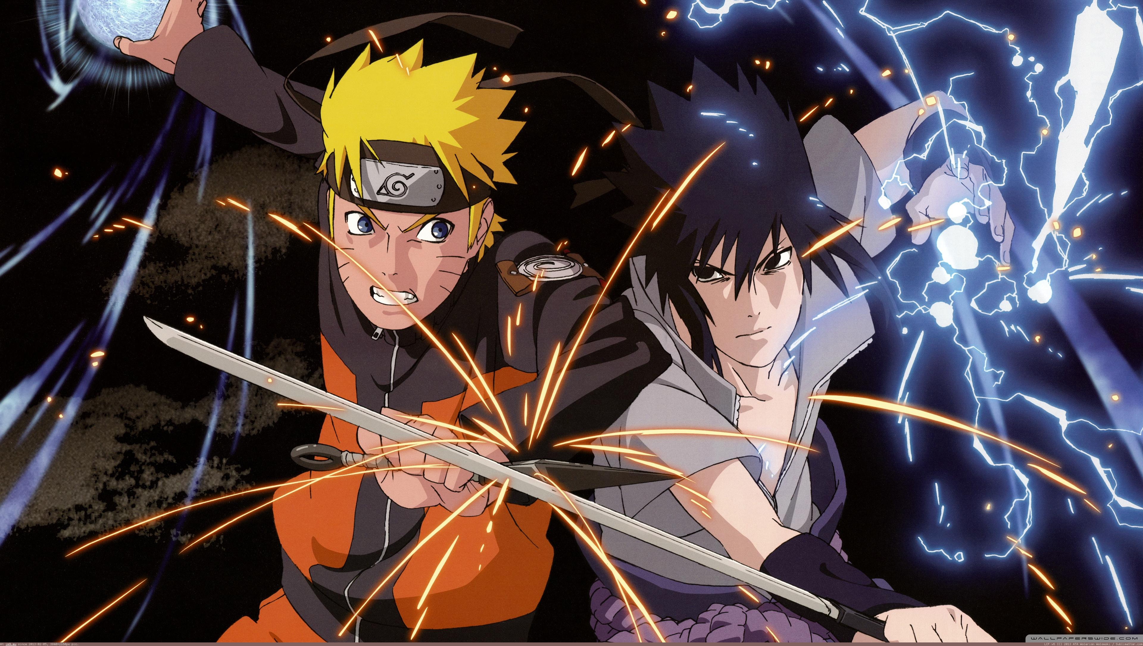 Pic. Wallpaper 3840x2160 Sasuke Naruto, 971164B – HD Wallpapers - anime,  games and abstract art3D backgrounds