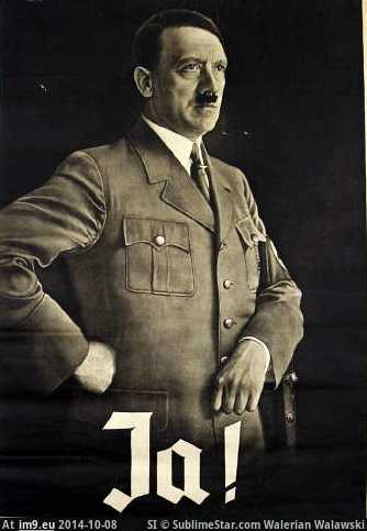nazi poster - hitler ja! (in SS posters)