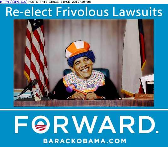 Obama ReElect Frivolous Lawsuits (in Obama is Failure)